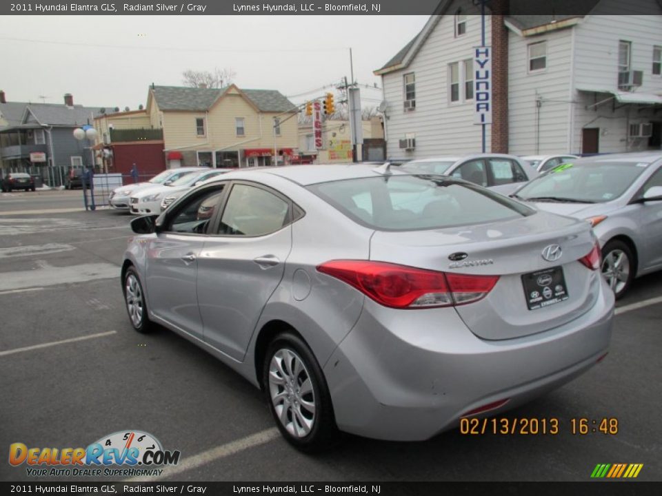 2011 Hyundai Elantra GLS Radiant Silver / Gray Photo #5