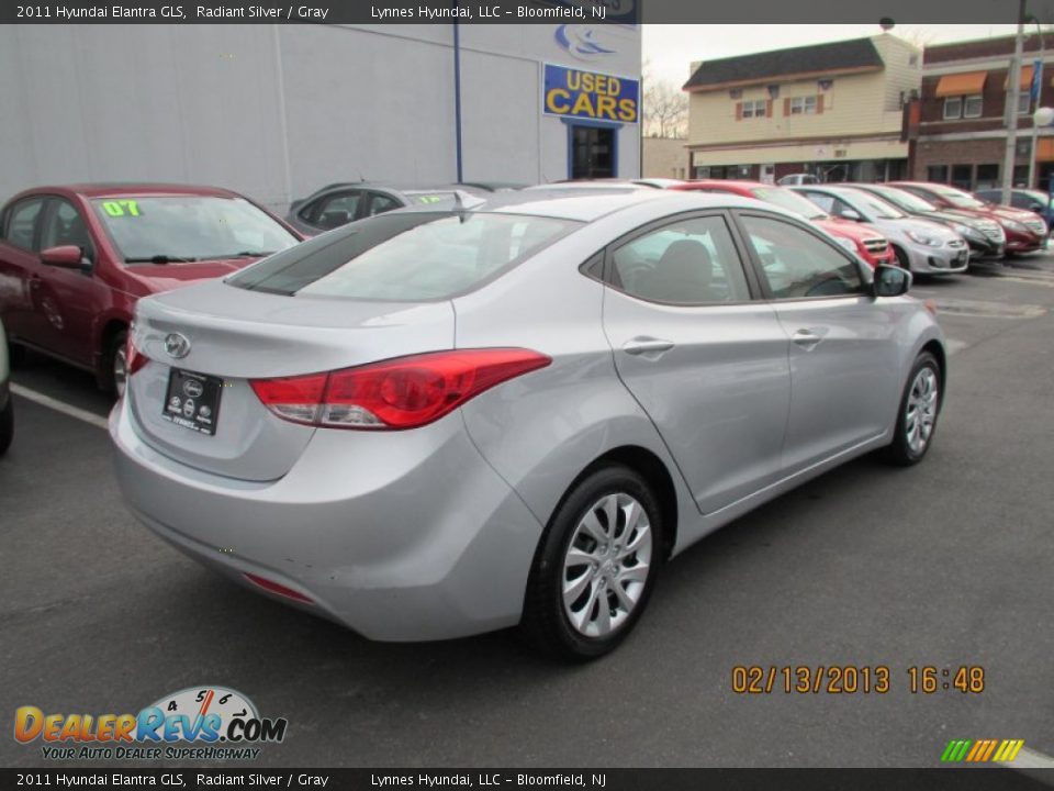 2011 Hyundai Elantra GLS Radiant Silver / Gray Photo #6