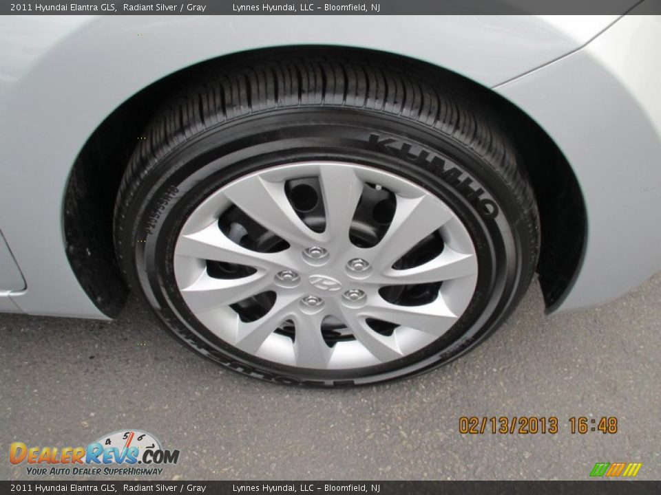 2011 Hyundai Elantra GLS Radiant Silver / Gray Photo #7