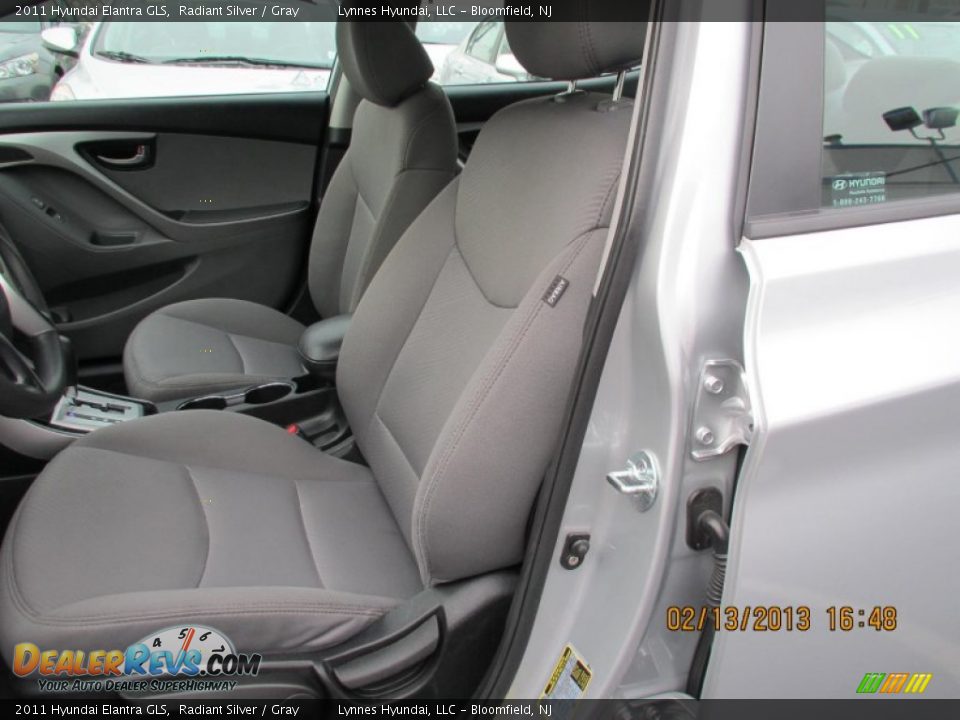 2011 Hyundai Elantra GLS Radiant Silver / Gray Photo #8