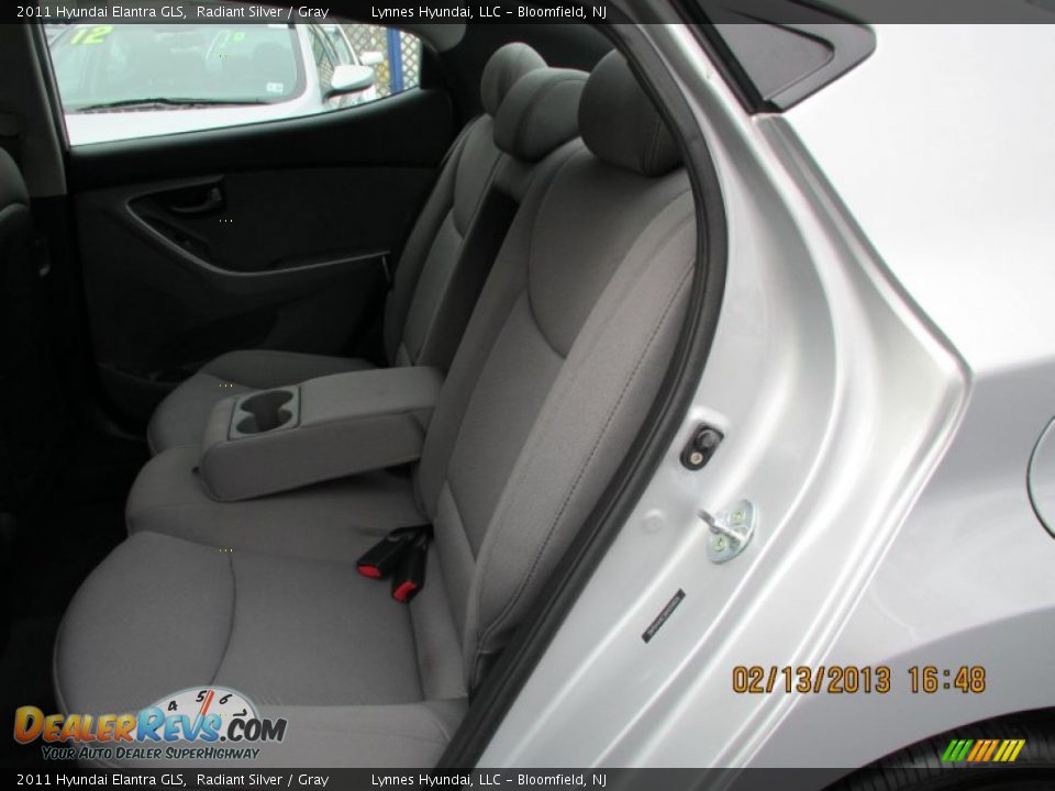 2011 Hyundai Elantra GLS Radiant Silver / Gray Photo #9