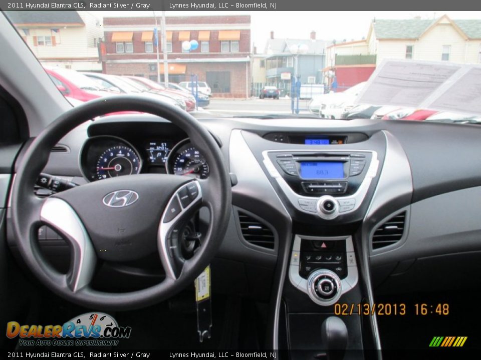 2011 Hyundai Elantra GLS Radiant Silver / Gray Photo #10