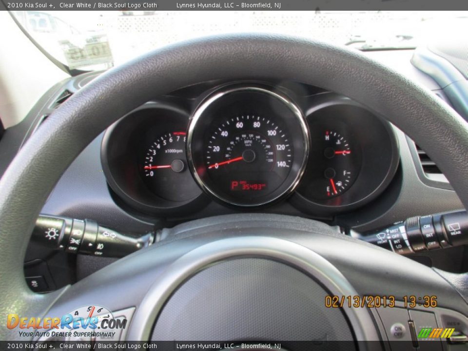 2010 Kia Soul + Clear White / Black Soul Logo Cloth Photo #10