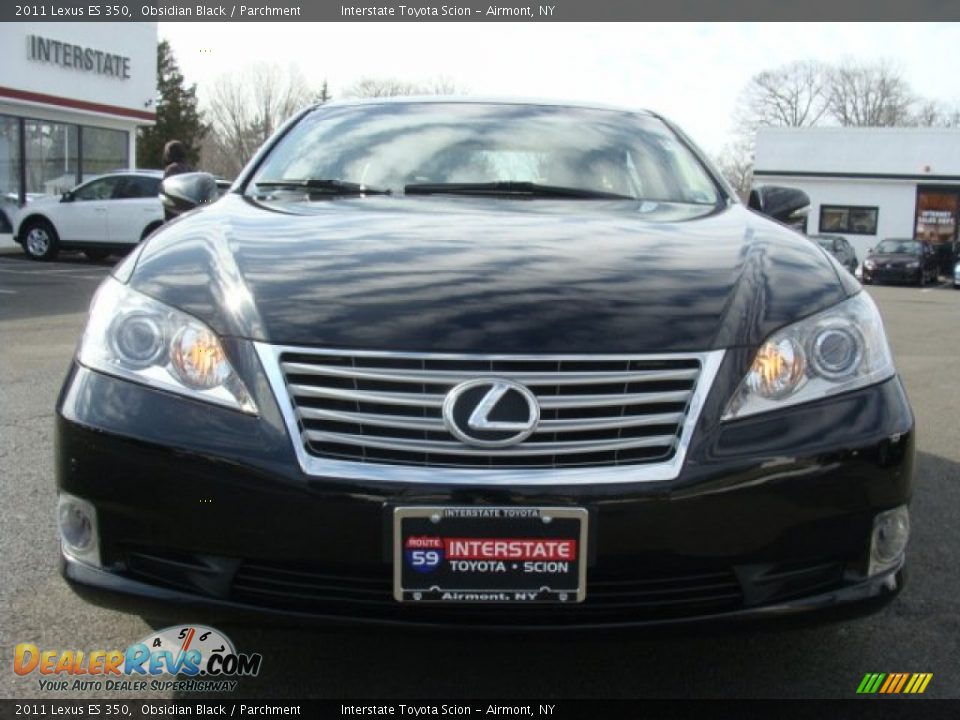 2011 Lexus ES 350 Obsidian Black / Parchment Photo #2
