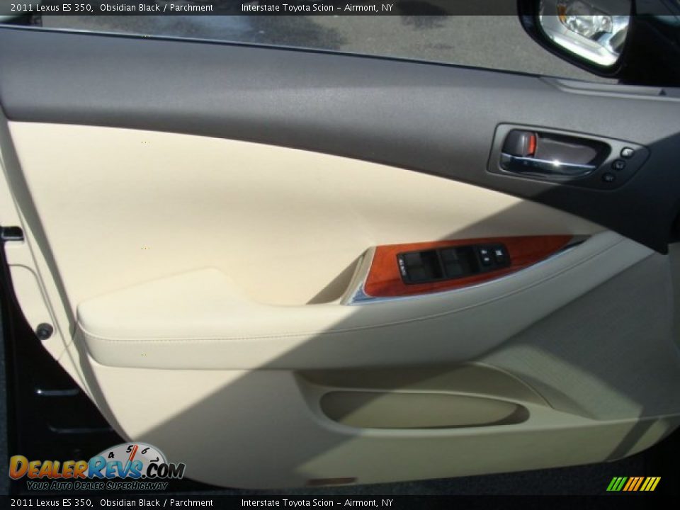 2011 Lexus ES 350 Obsidian Black / Parchment Photo #8