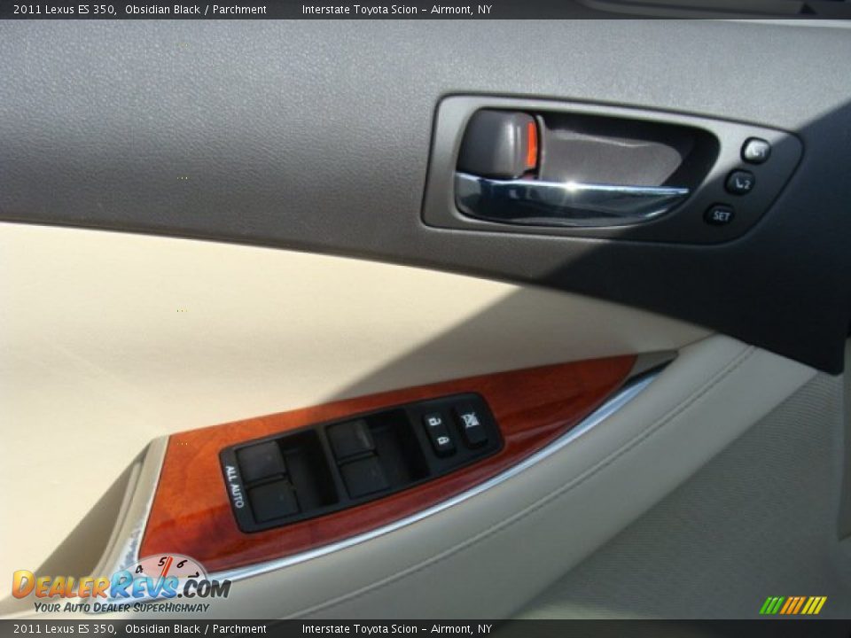 2011 Lexus ES 350 Obsidian Black / Parchment Photo #9