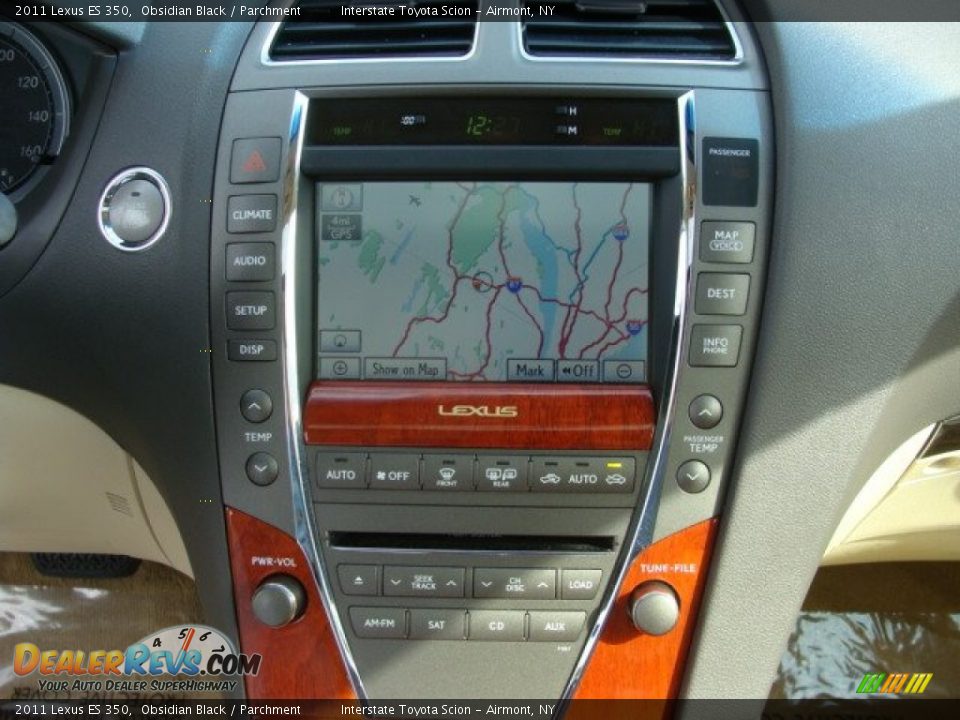 2011 Lexus ES 350 Obsidian Black / Parchment Photo #16
