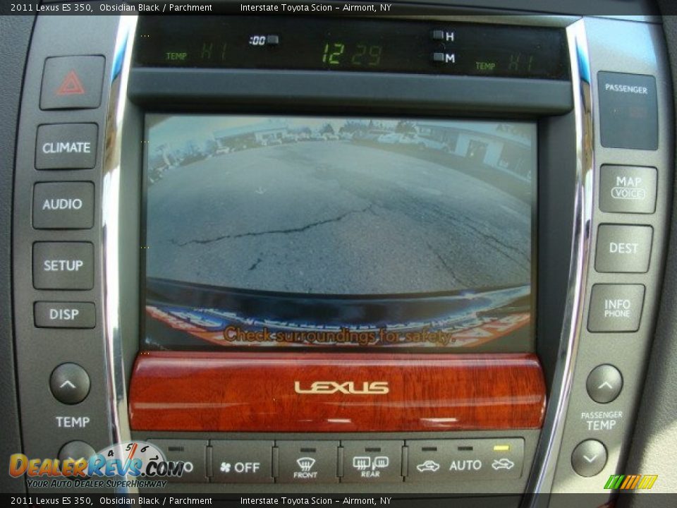 2011 Lexus ES 350 Obsidian Black / Parchment Photo #17