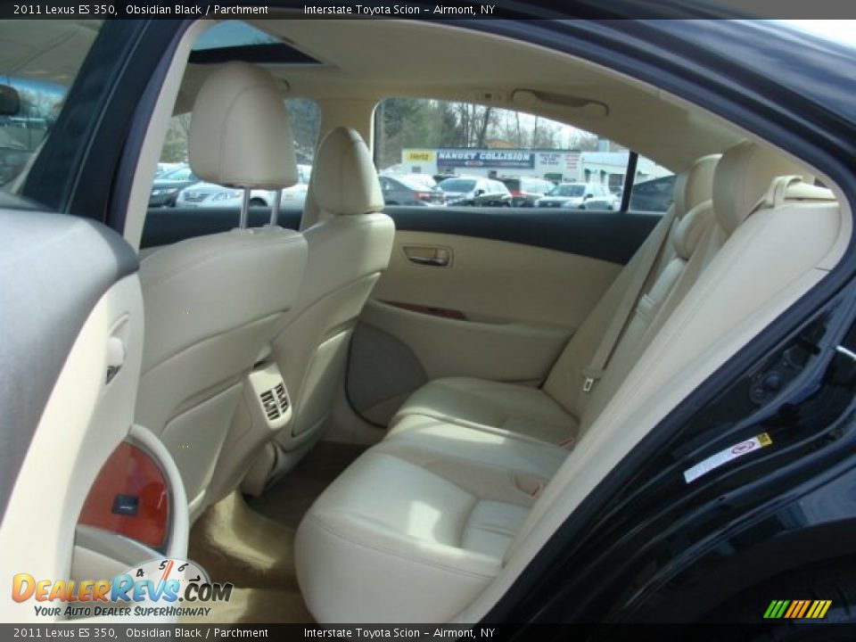 2011 Lexus ES 350 Obsidian Black / Parchment Photo #20