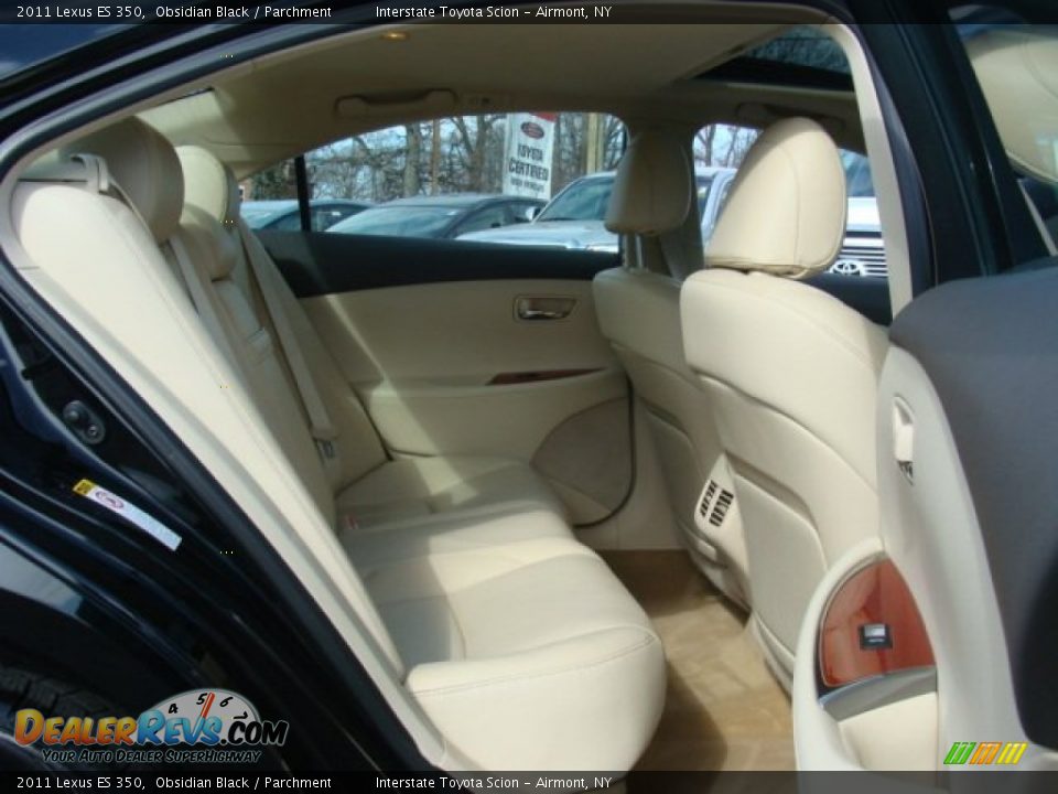 2011 Lexus ES 350 Obsidian Black / Parchment Photo #22