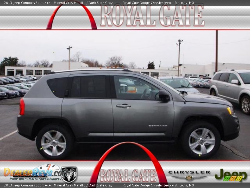 2013 Jeep Compass Sport 4x4 Mineral Gray Metallic / Dark Slate Gray Photo #1