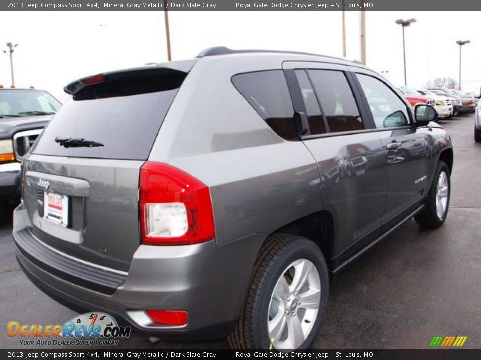 2013 Jeep Compass Sport 4x4 Mineral Gray Metallic / Dark Slate Gray Photo #3