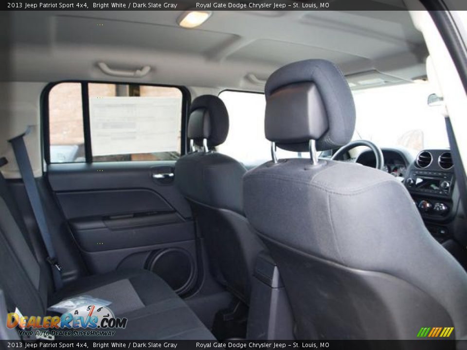 2013 Jeep Patriot Sport 4x4 Bright White / Dark Slate Gray Photo #4