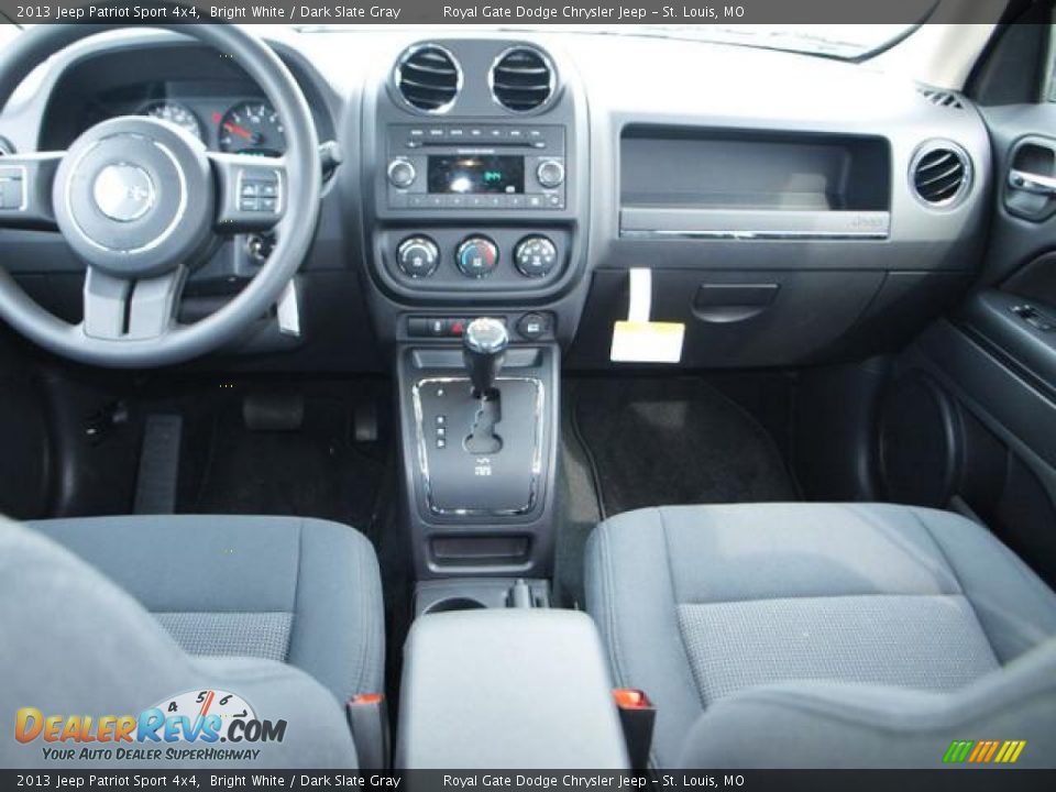 2013 Jeep Patriot Sport 4x4 Bright White / Dark Slate Gray Photo #5