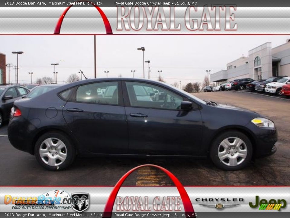 2013 Dodge Dart Aero Maximum Steel Metallic / Black Photo #1