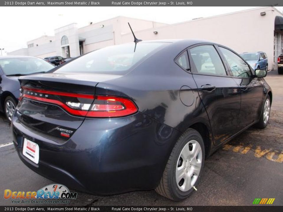 2013 Dodge Dart Aero Maximum Steel Metallic / Black Photo #3