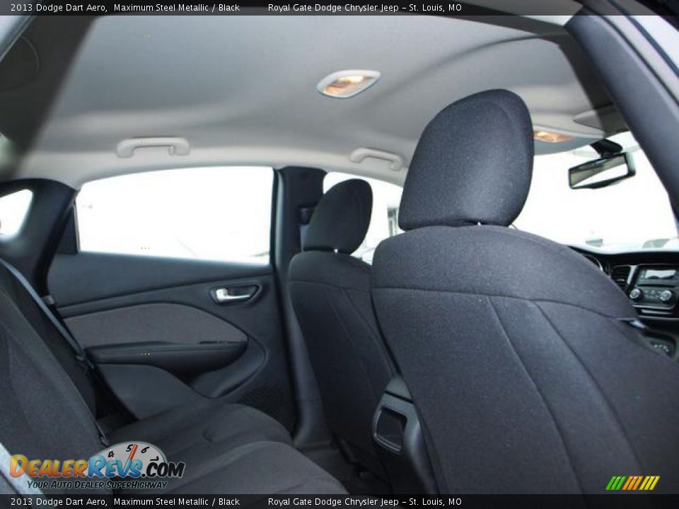 Black Interior - 2013 Dodge Dart Aero Photo #4