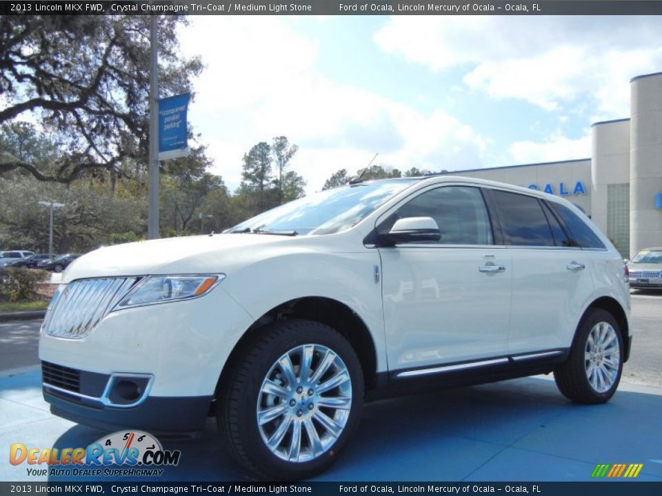 2013 Lincoln MKX FWD Crystal Champagne Tri-Coat / Medium Light Stone Photo #1
