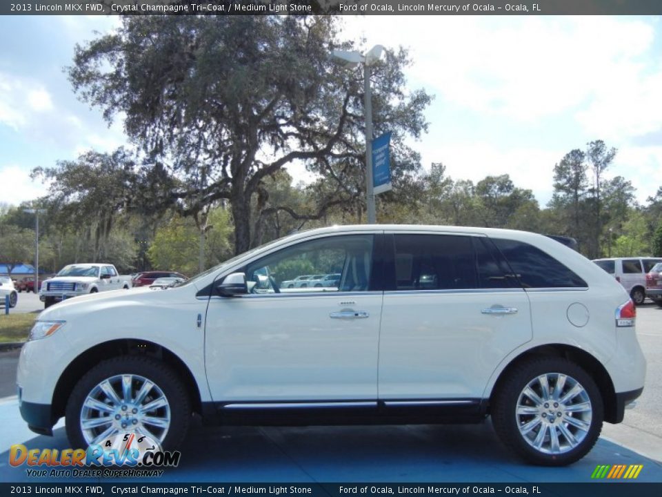2013 Lincoln MKX FWD Crystal Champagne Tri-Coat / Medium Light Stone Photo #2