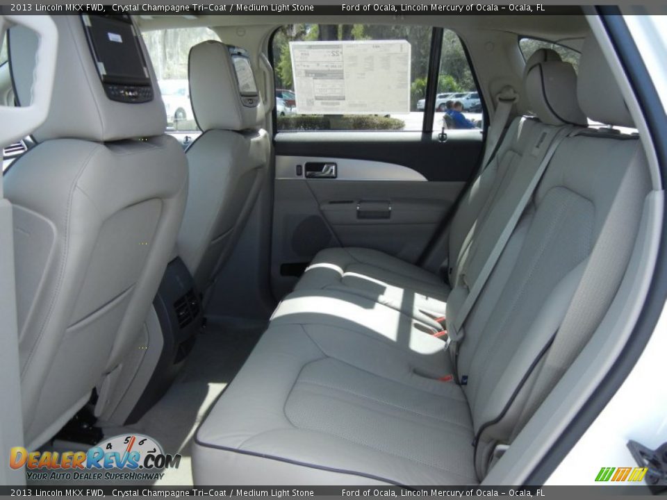 2013 Lincoln MKX FWD Crystal Champagne Tri-Coat / Medium Light Stone Photo #6