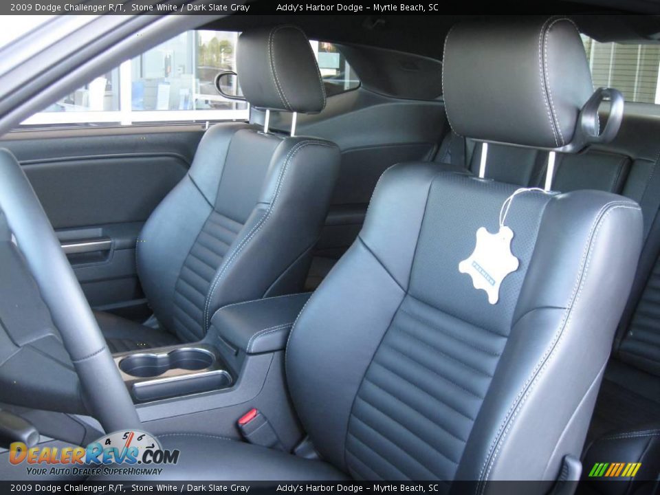 2009 Dodge Challenger R/T Stone White / Dark Slate Gray Photo #4