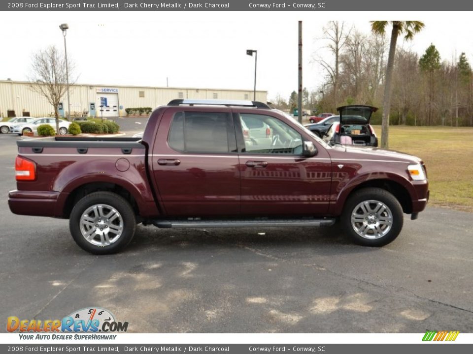 Dark Cherry Metallic 2008 Ford Explorer Sport Trac Limited Photo #4