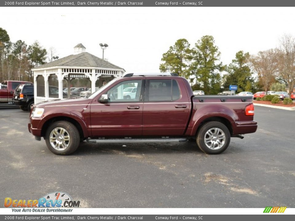 Dark Cherry Metallic 2008 Ford Explorer Sport Trac Limited Photo #8