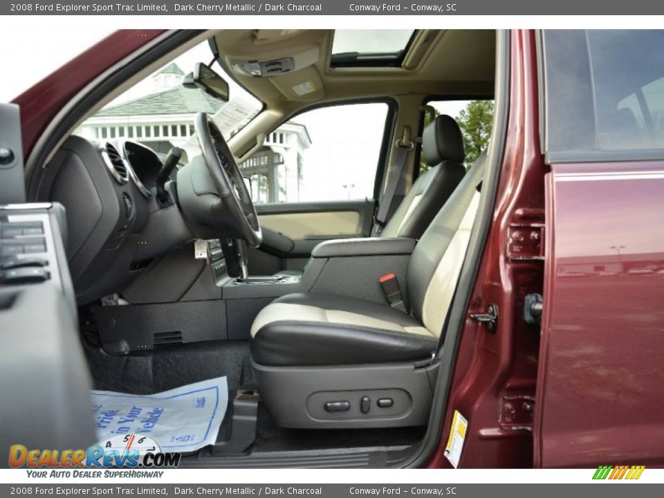 Dark Charcoal Interior - 2008 Ford Explorer Sport Trac Limited Photo #17