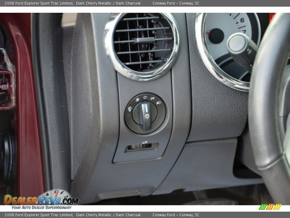 2008 Ford Explorer Sport Trac Limited Dark Cherry Metallic / Dark Charcoal Photo #18