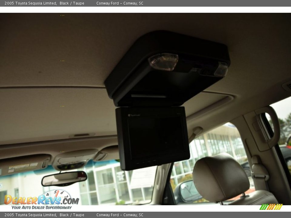2005 Toyota Sequoia Limited Black / Taupe Photo #14