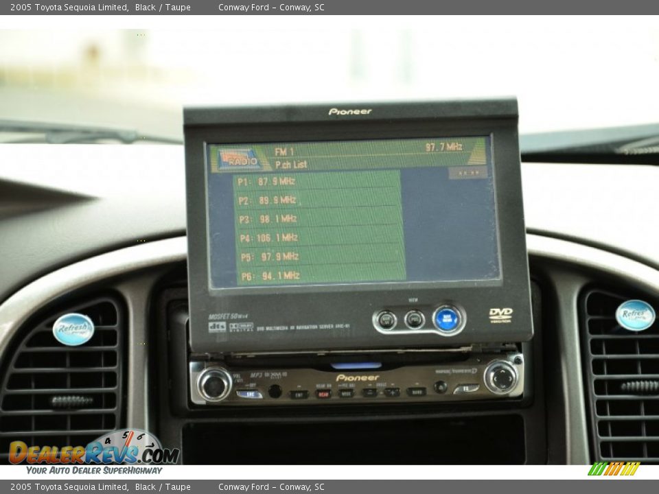 2005 Toyota Sequoia Limited Black / Taupe Photo #19