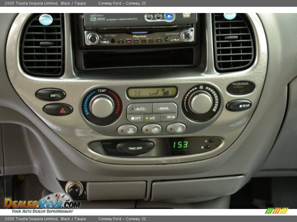 2005 Toyota Sequoia Limited Black / Taupe Photo #20
