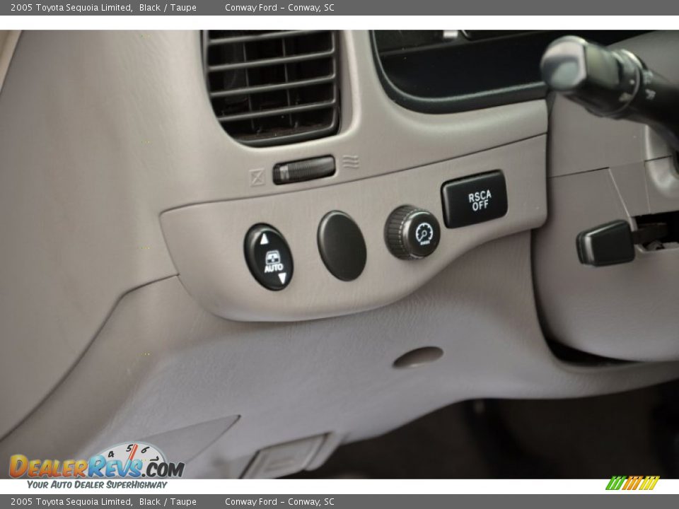 2005 Toyota Sequoia Limited Black / Taupe Photo #25