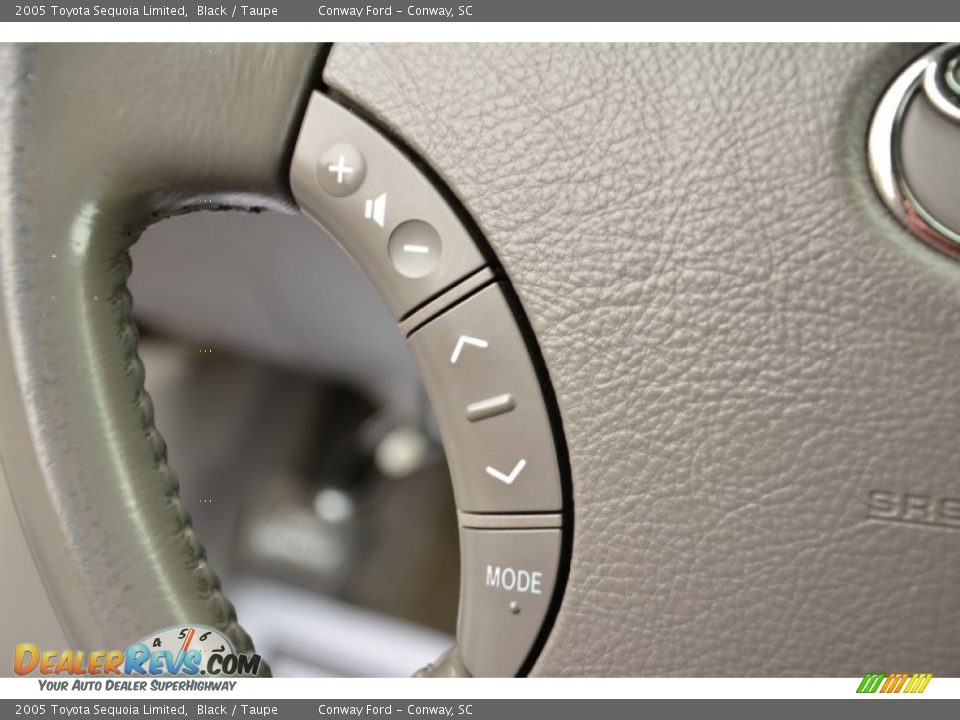 2005 Toyota Sequoia Limited Black / Taupe Photo #26