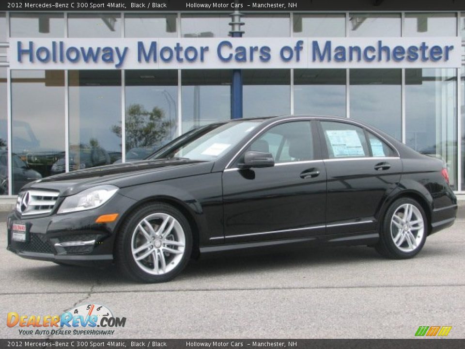 2012 Mercedes-Benz C 300 Sport 4Matic Black / Black Photo #1