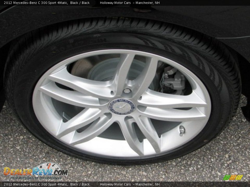 2012 Mercedes-Benz C 300 Sport 4Matic Black / Black Photo #5