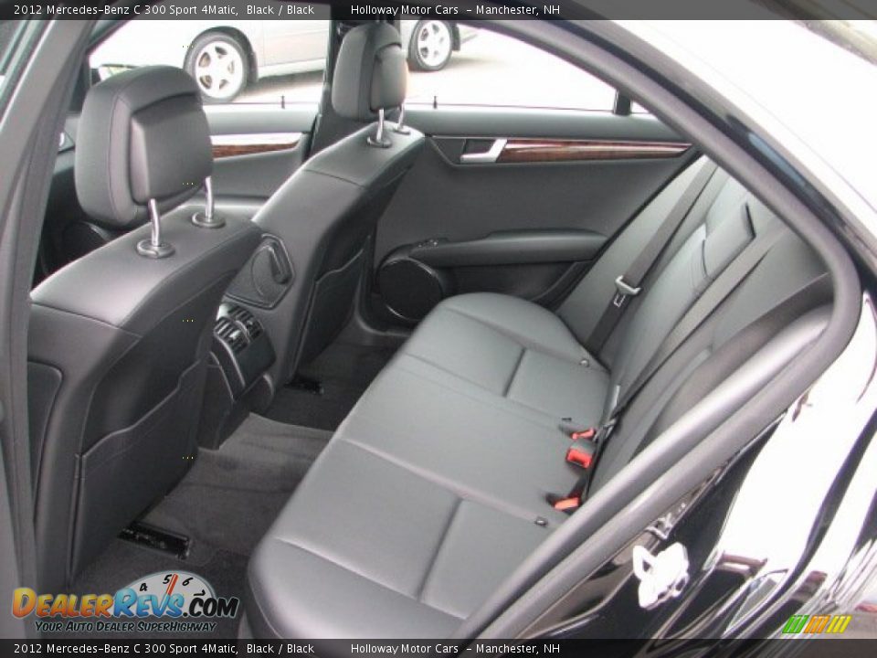 2012 Mercedes-Benz C 300 Sport 4Matic Black / Black Photo #6