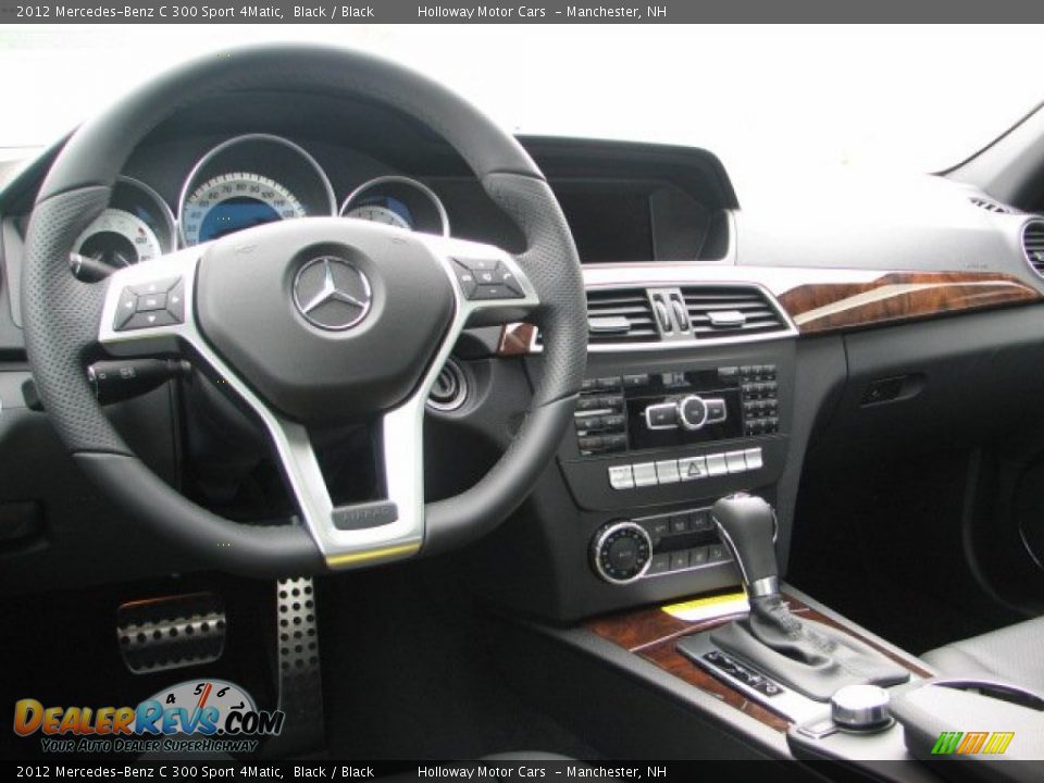 2012 Mercedes-Benz C 300 Sport 4Matic Black / Black Photo #7