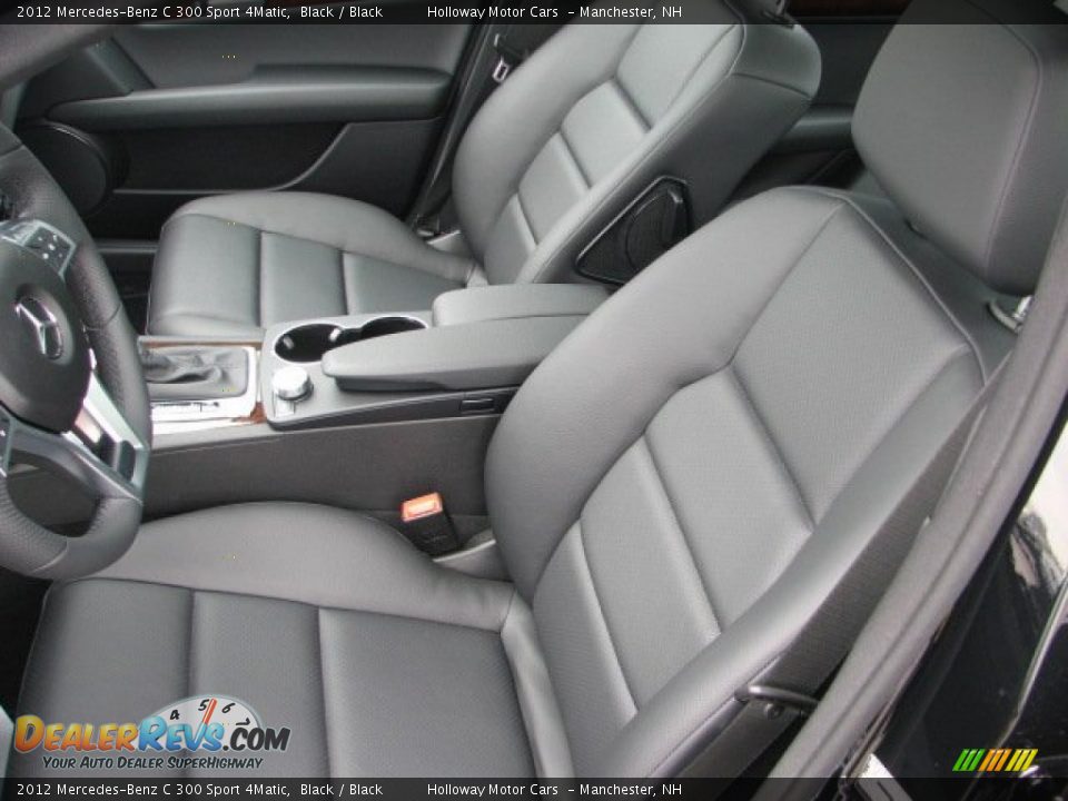 2012 Mercedes-Benz C 300 Sport 4Matic Black / Black Photo #8