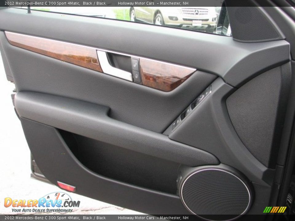 2012 Mercedes-Benz C 300 Sport 4Matic Black / Black Photo #9