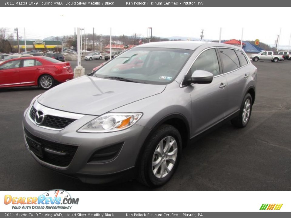 2011 Mazda CX-9 Touring AWD Liquid Silver Metallic / Black Photo #1