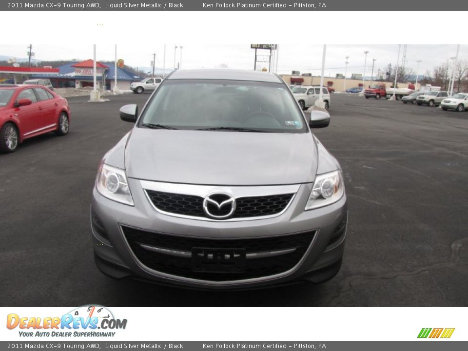 2011 Mazda CX-9 Touring AWD Liquid Silver Metallic / Black Photo #2