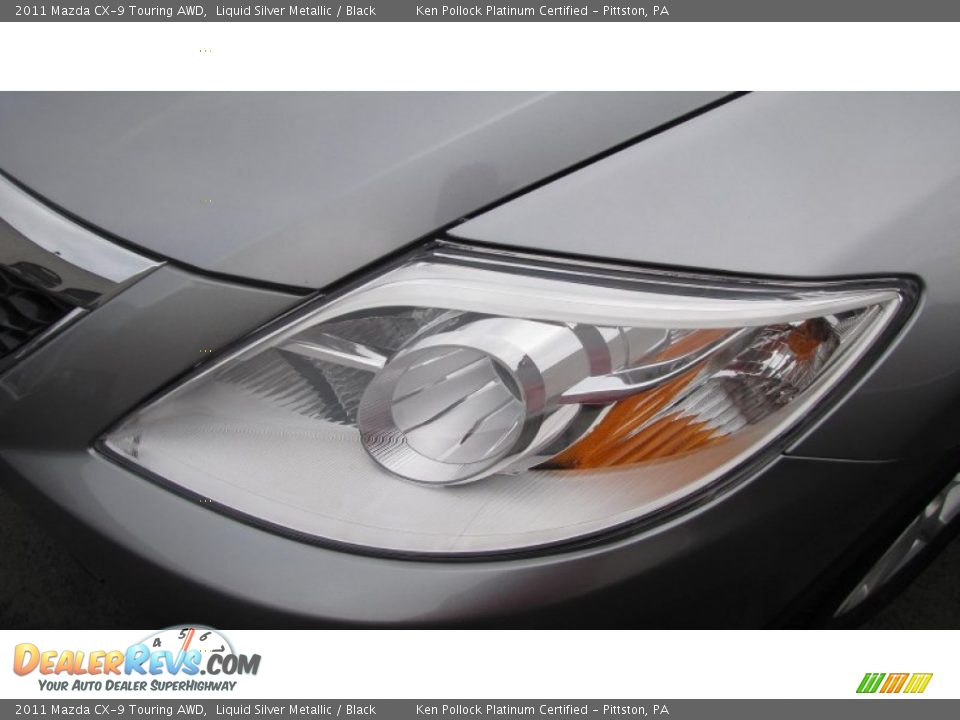 2011 Mazda CX-9 Touring AWD Liquid Silver Metallic / Black Photo #4