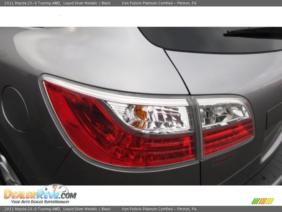 2011 Mazda CX-9 Touring AWD Liquid Silver Metallic / Black Photo #6