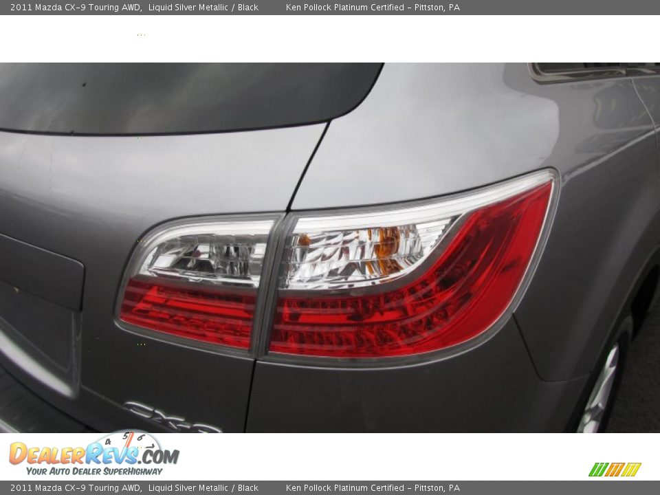 2011 Mazda CX-9 Touring AWD Liquid Silver Metallic / Black Photo #7