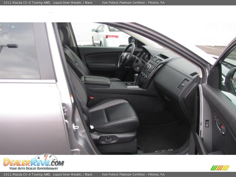 2011 Mazda CX-9 Touring AWD Liquid Silver Metallic / Black Photo #14