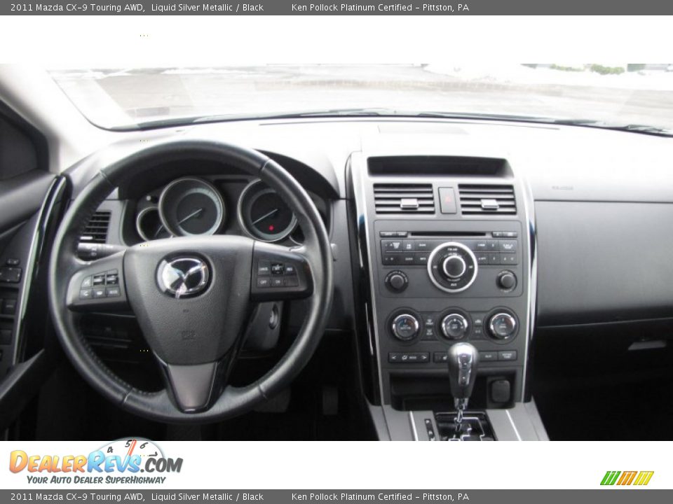 2011 Mazda CX-9 Touring AWD Liquid Silver Metallic / Black Photo #21