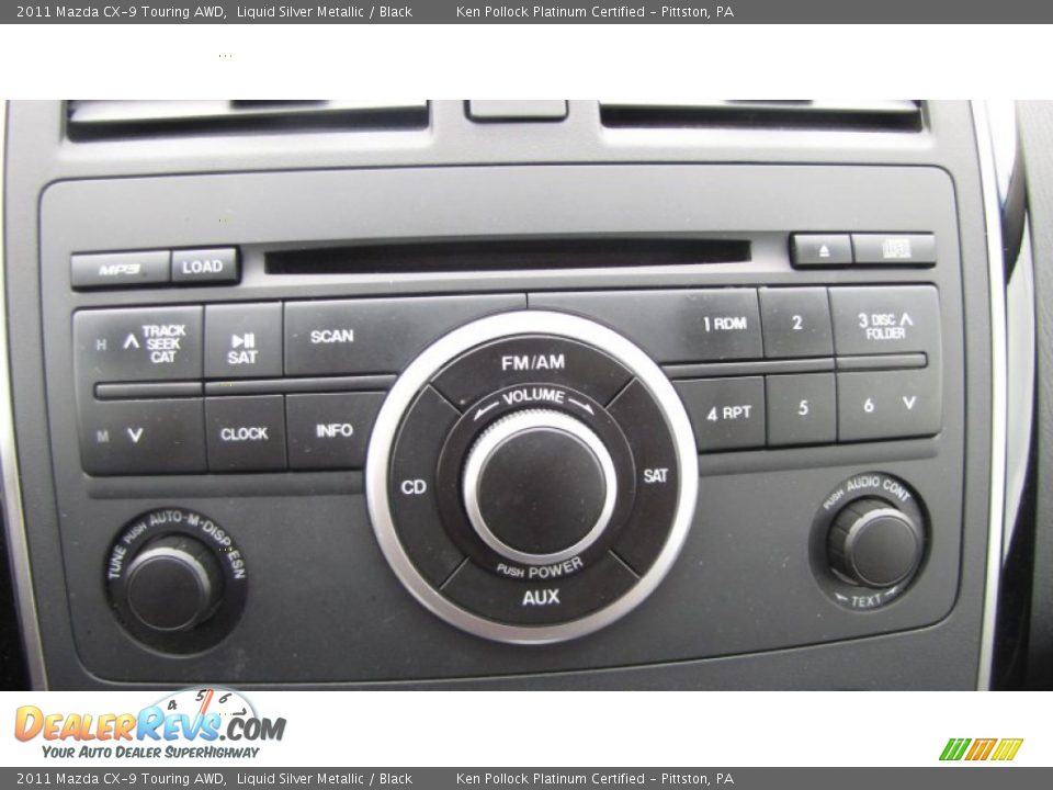 2011 Mazda CX-9 Touring AWD Liquid Silver Metallic / Black Photo #27