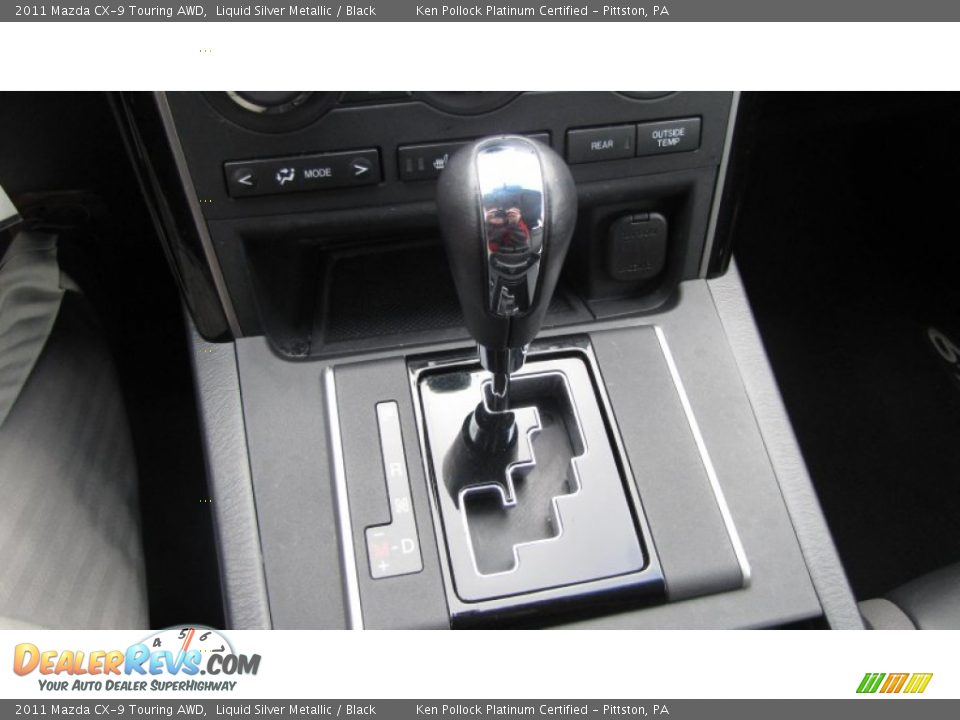 2011 Mazda CX-9 Touring AWD Liquid Silver Metallic / Black Photo #34