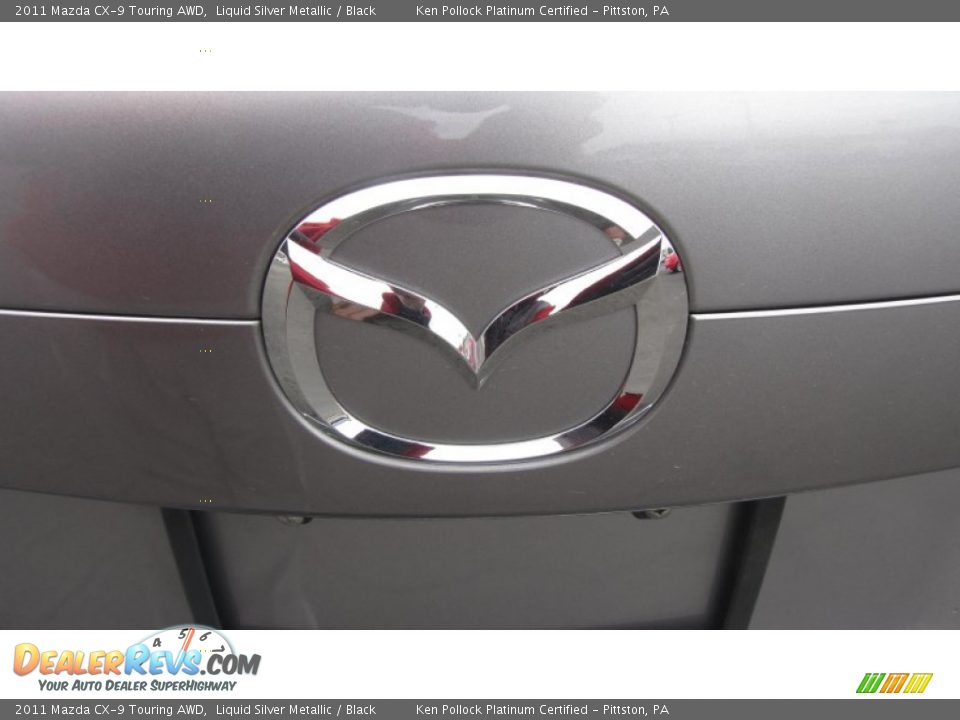 2011 Mazda CX-9 Touring AWD Liquid Silver Metallic / Black Photo #36